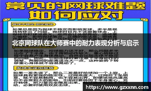 北京网球队在大师赛中的耐力表现分析与启示